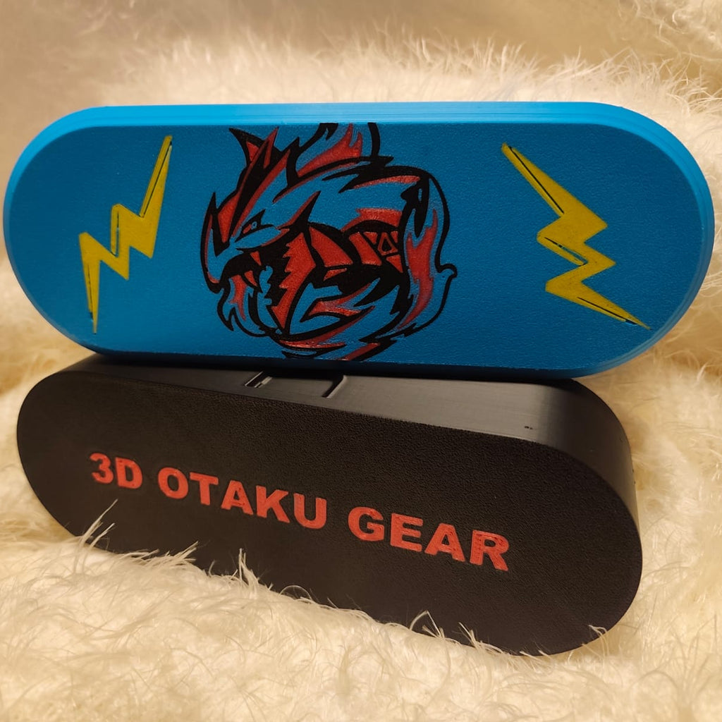 Custodia Beyblade X a tema Cobalt Dragoon